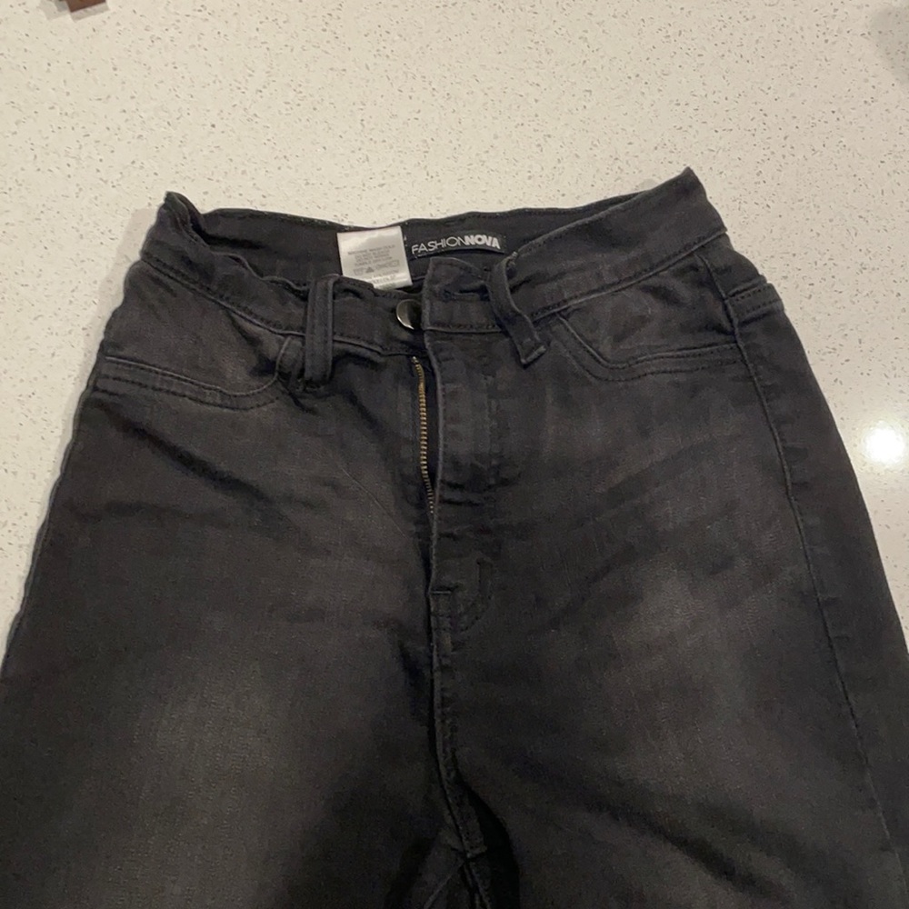 Black fashion nova skinny jeans high waisted